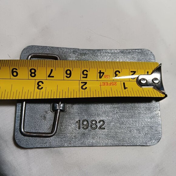 American Farmer Vintage Belt Buckle  New Holland I'm Proud To Be A Reliable 1982 - Picture 4 of 5